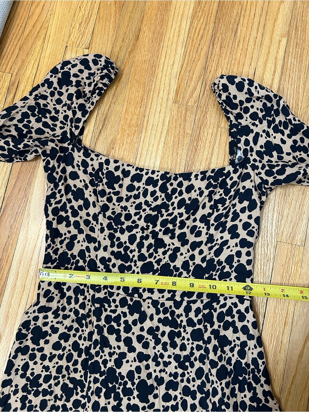 Reformation Sigmund Square Neck Midi Dress - Picture 8 of 9